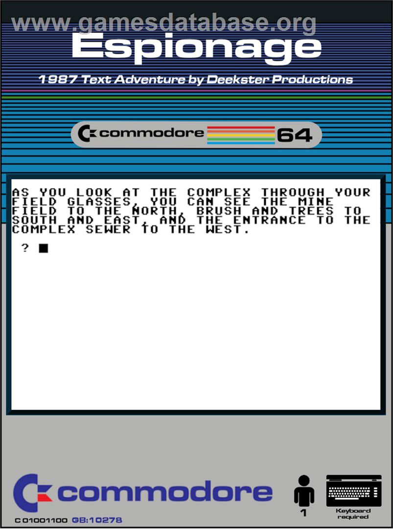 Espionage - Commodore 64 - Artwork - Box