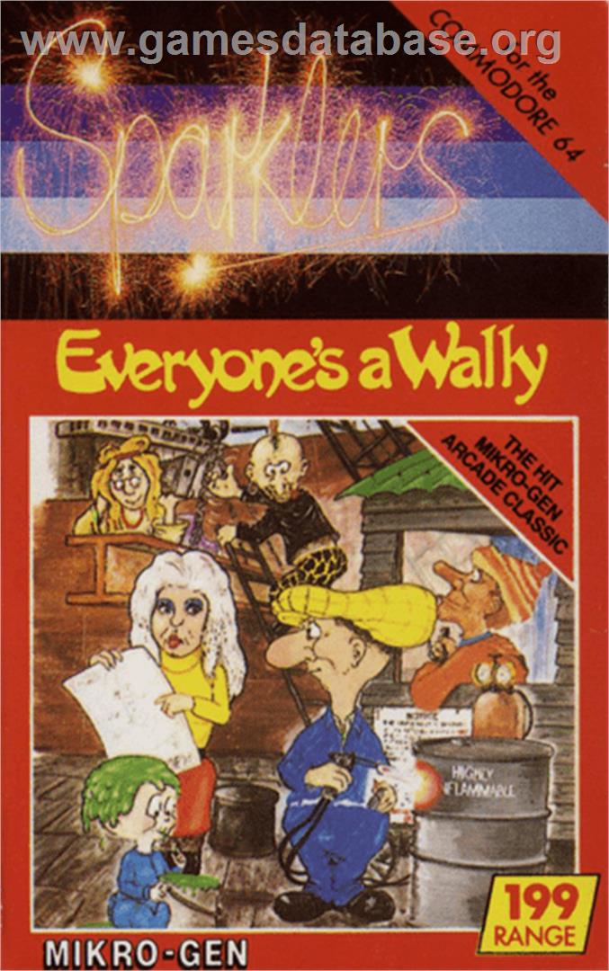 Everyone's A Wally - Commodore 64 - Artwork - Box