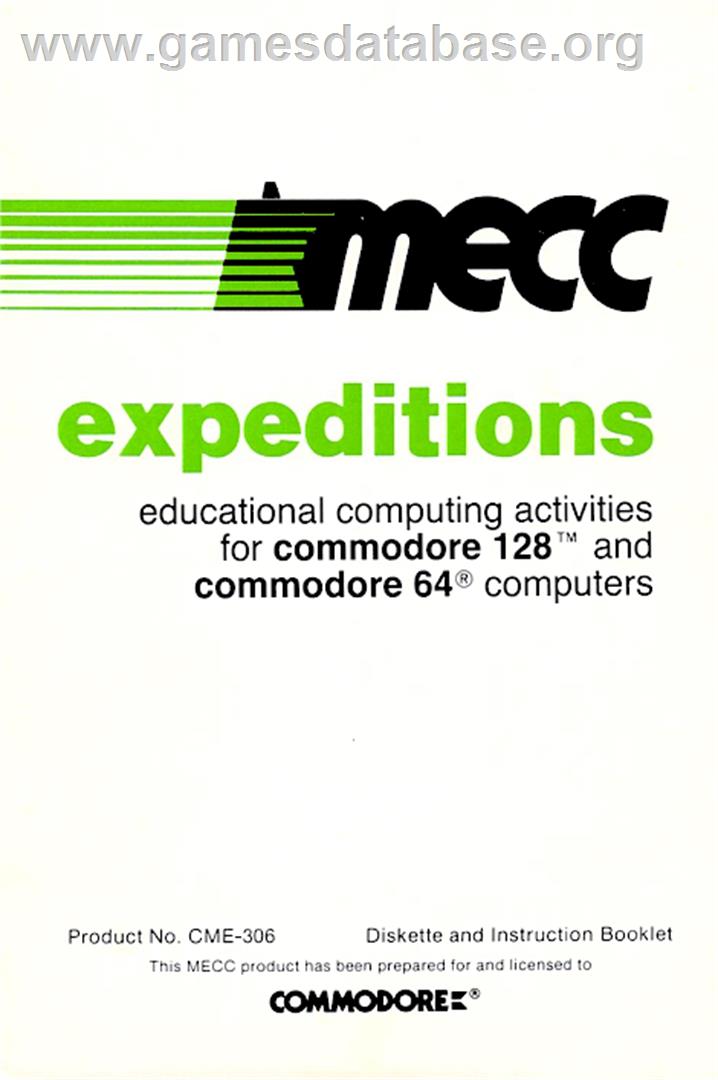 Expeditions - Commodore 64 - Artwork - Box