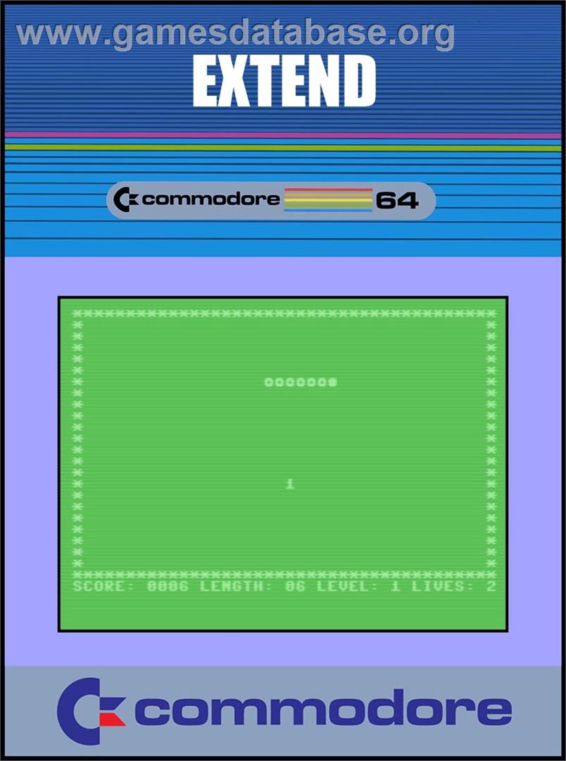Extend - Commodore 64 - Artwork - Box
