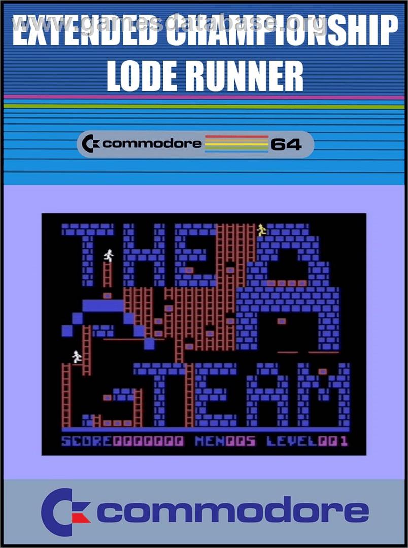 Extended Championship Lode Runner - Commodore 64 - Artwork - Box