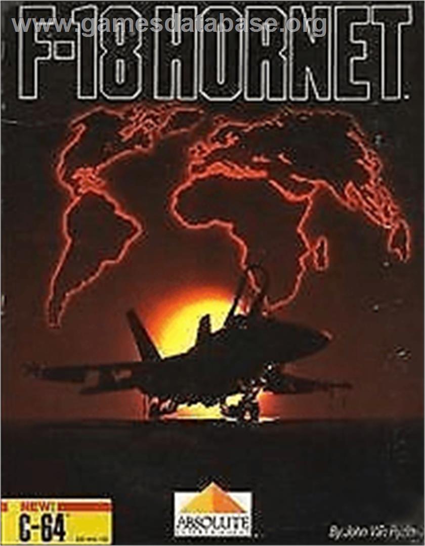 F-18 Hornet - Commodore 64 - Artwork - Box