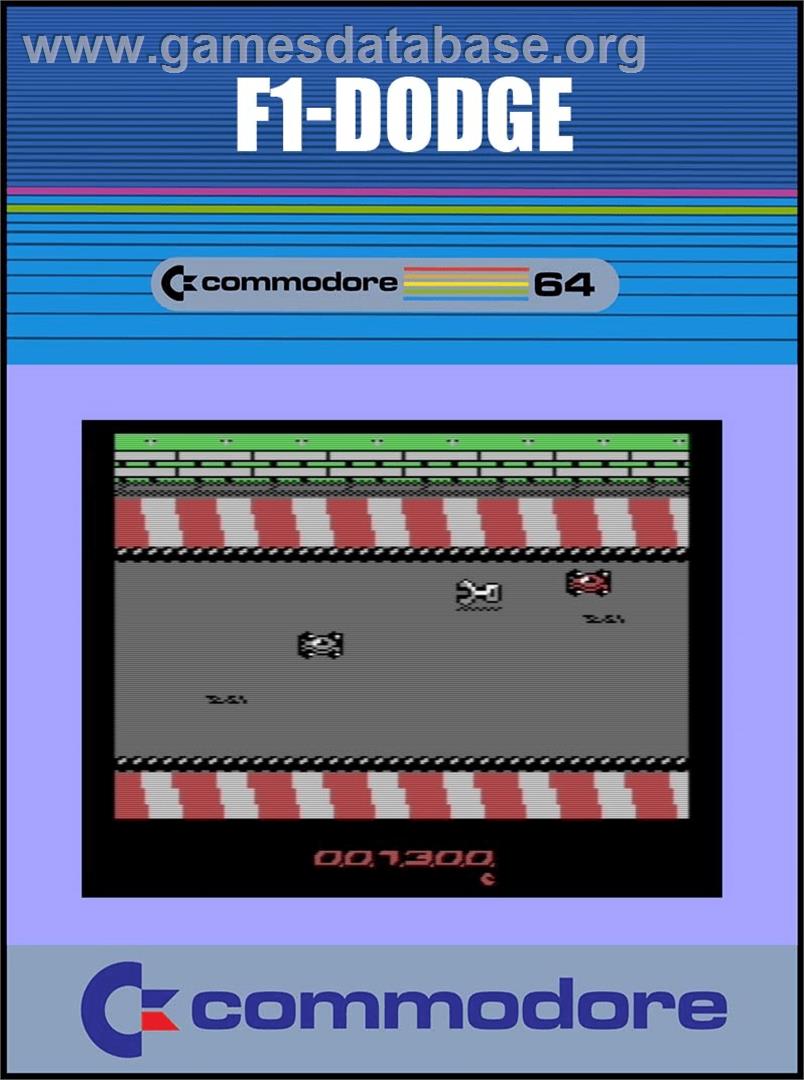 F1-Dodge - Commodore 64 - Artwork - Box