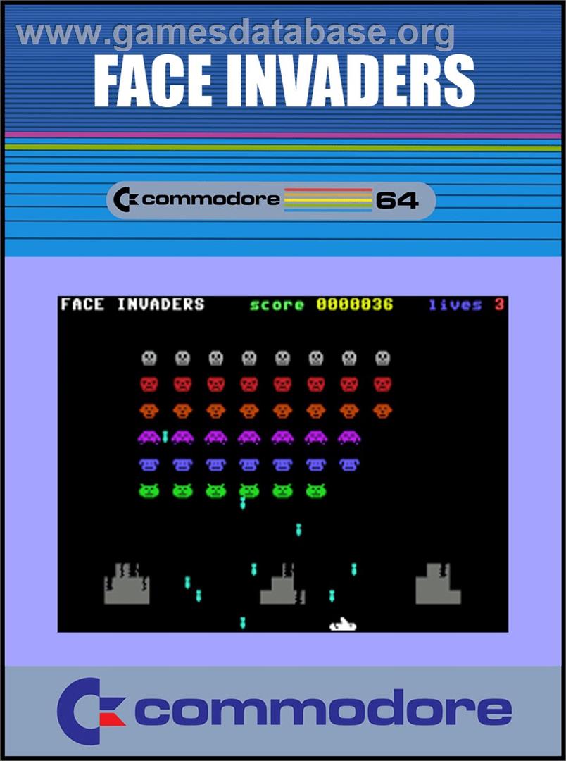Face Invaders - Commodore 64 - Artwork - Box