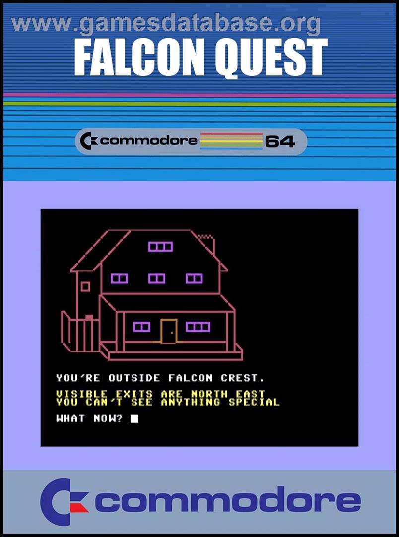 Falcon Quest - Commodore 64 - Artwork - Box