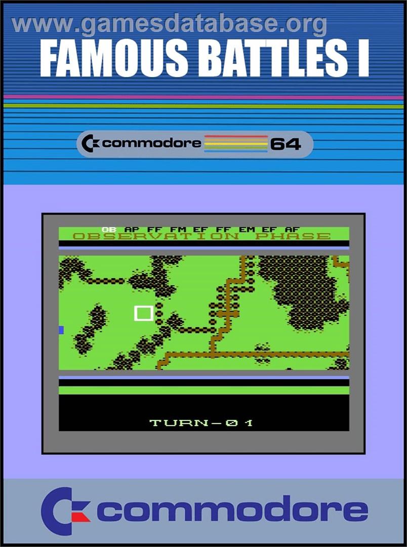 Famous Battles 1 - Commodore 64 - Artwork - Box