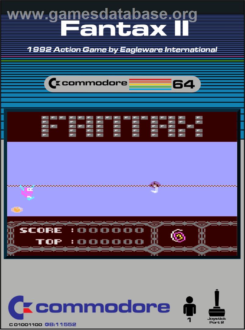 Fantax 2 - Commodore 64 - Artwork - Box