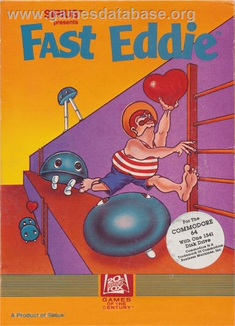 Fast Eddie - Commodore 64 - Artwork - Box