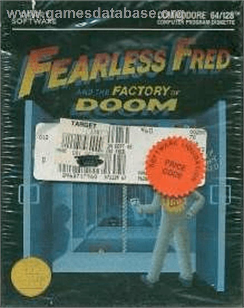 Fearless Fred And The Factory Of Doom - Commodore 64 - Artwork - Box