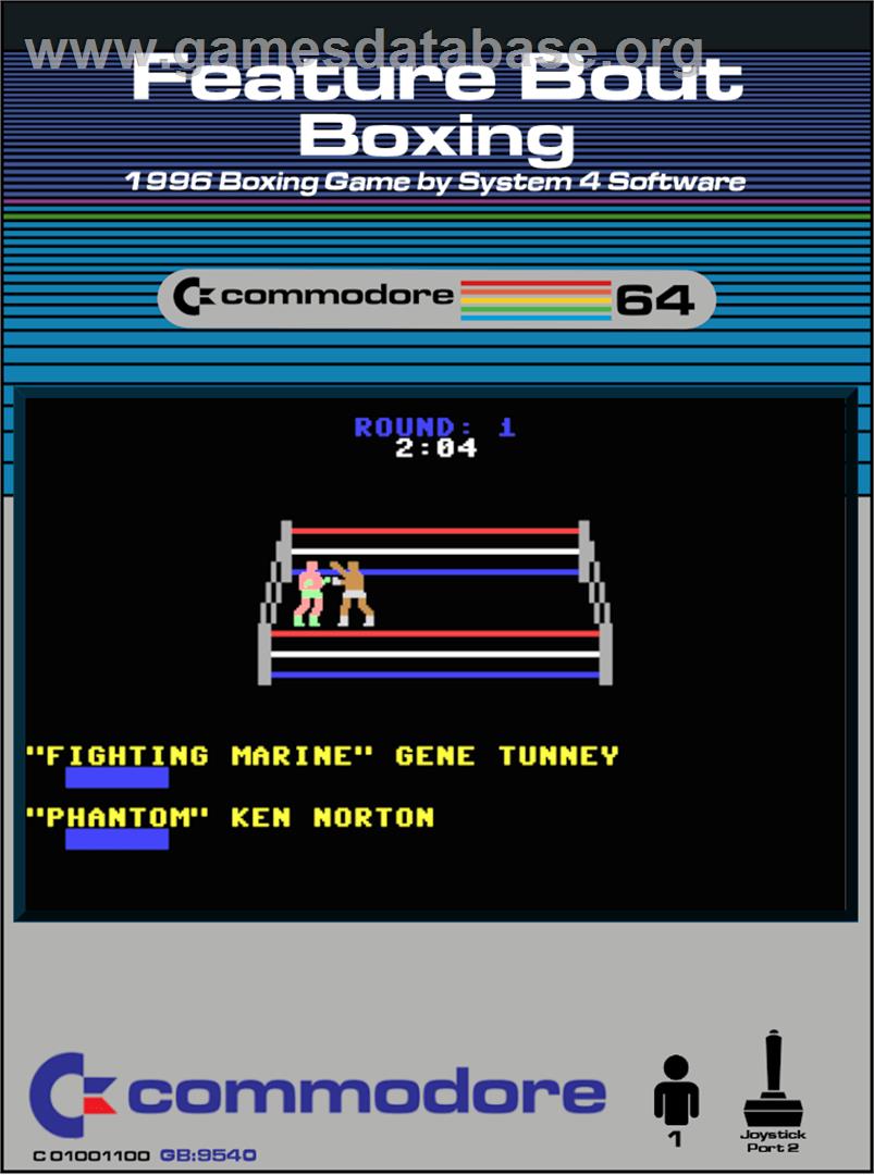Feature Bout Boxing - Commodore 64 - Artwork - Box