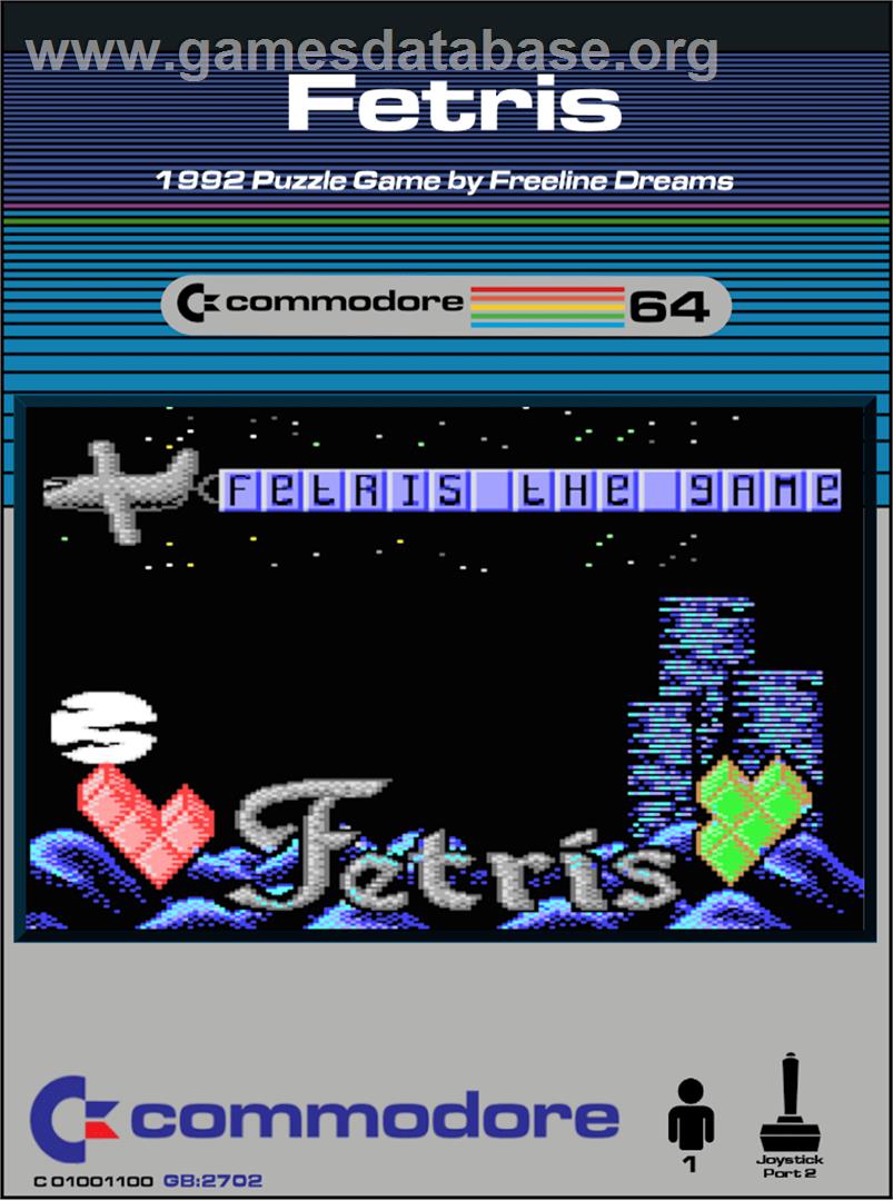 Fetris - Commodore 64 - Artwork - Box