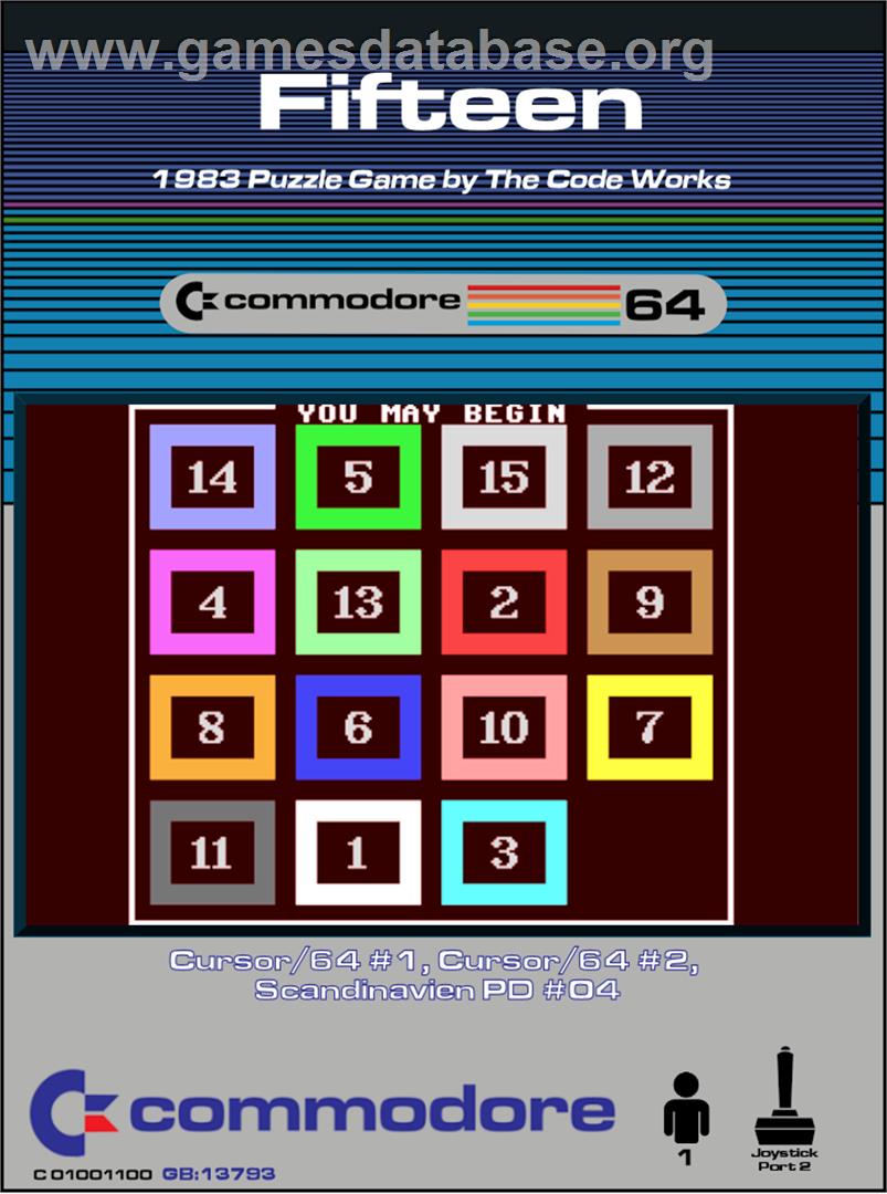 Fifteen - Commodore 64 - Artwork - Box
