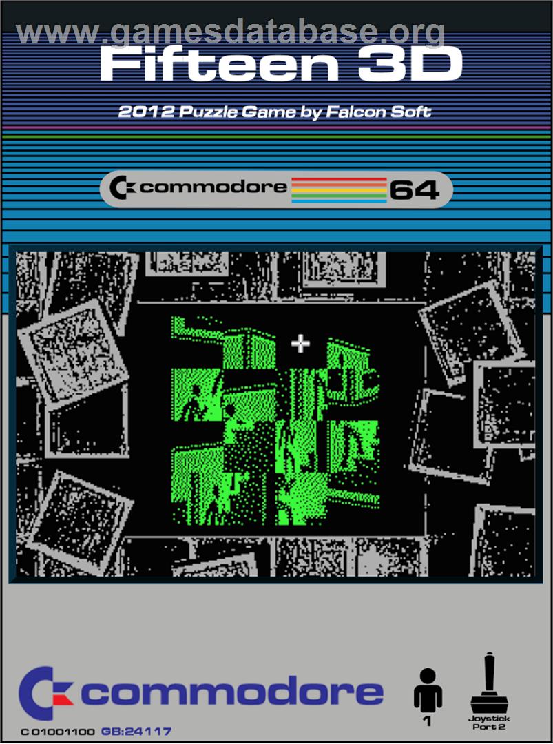 Fifteen 3d - Commodore 64 - Artwork - Box