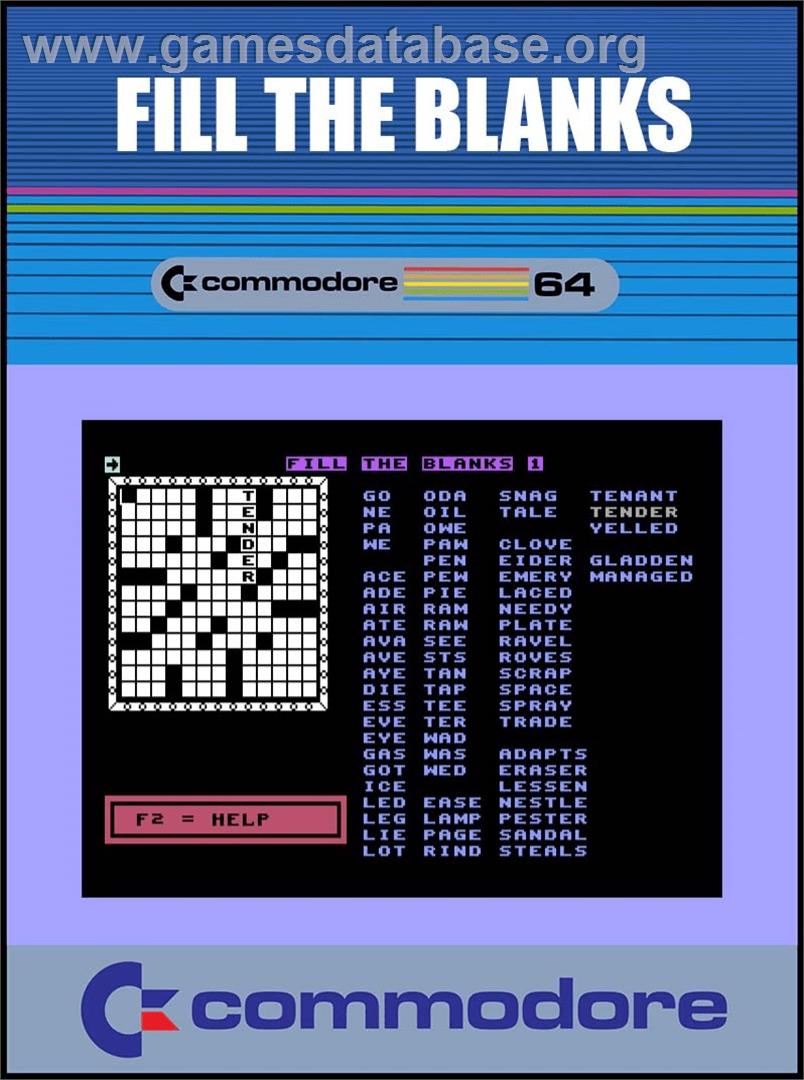 Fill The Blanks - Commodore 64 - Artwork - Box