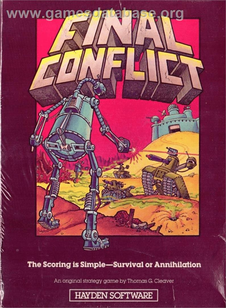 Final Conflict - Commodore 64 - Artwork - Box