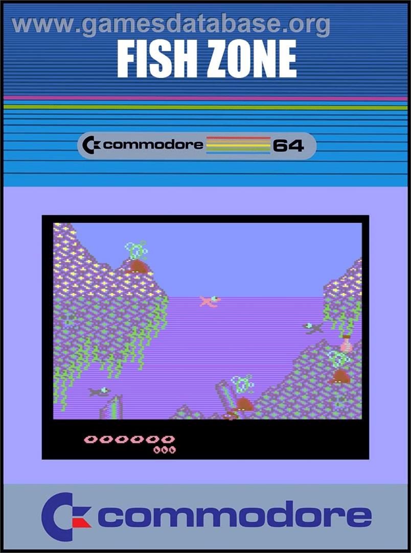 Fish Zone - Commodore 64 - Artwork - Box