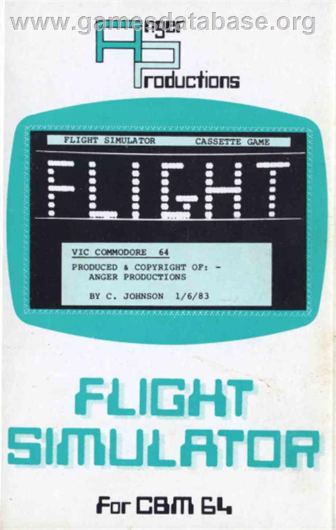 Flight Simulator (Commodore) - Commodore 64 - Artwork - Box