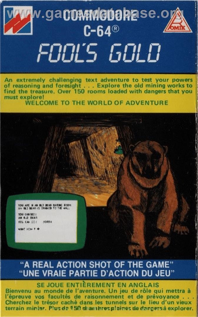 Fool's Gold - Commodore 64 - Artwork - Box