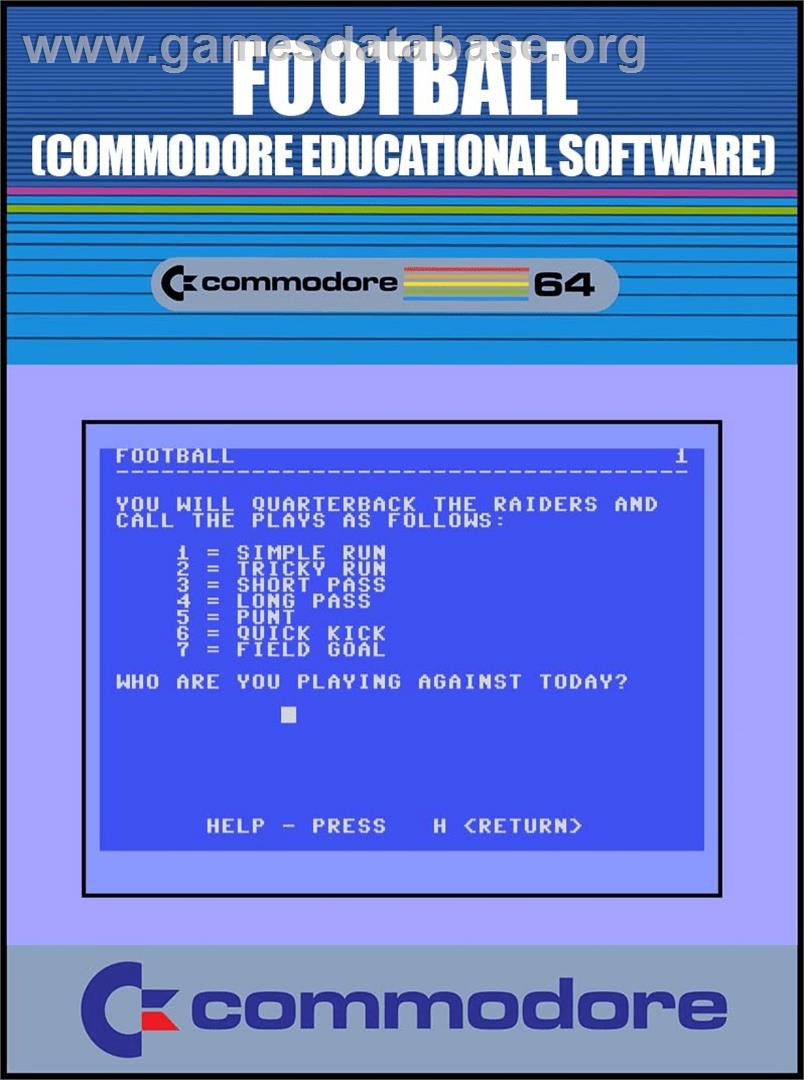 Football - Commodore 64 - Artwork - Box