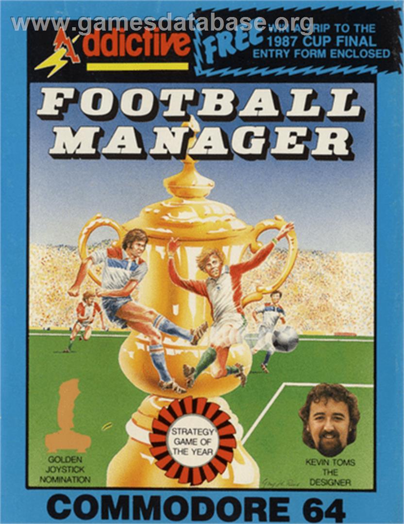 Football Manager - Commodore 64 - Artwork - Box