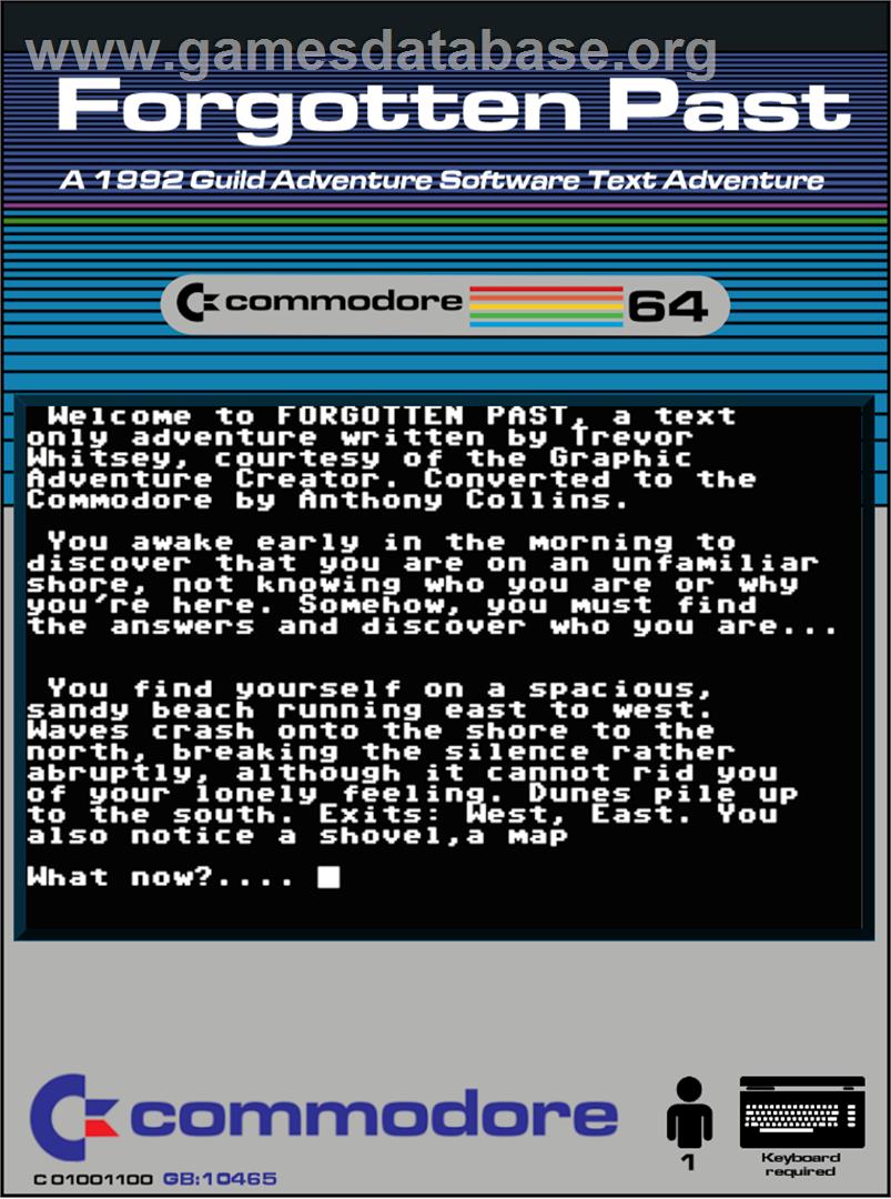 Forgotten Past - Commodore 64 - Artwork - Box