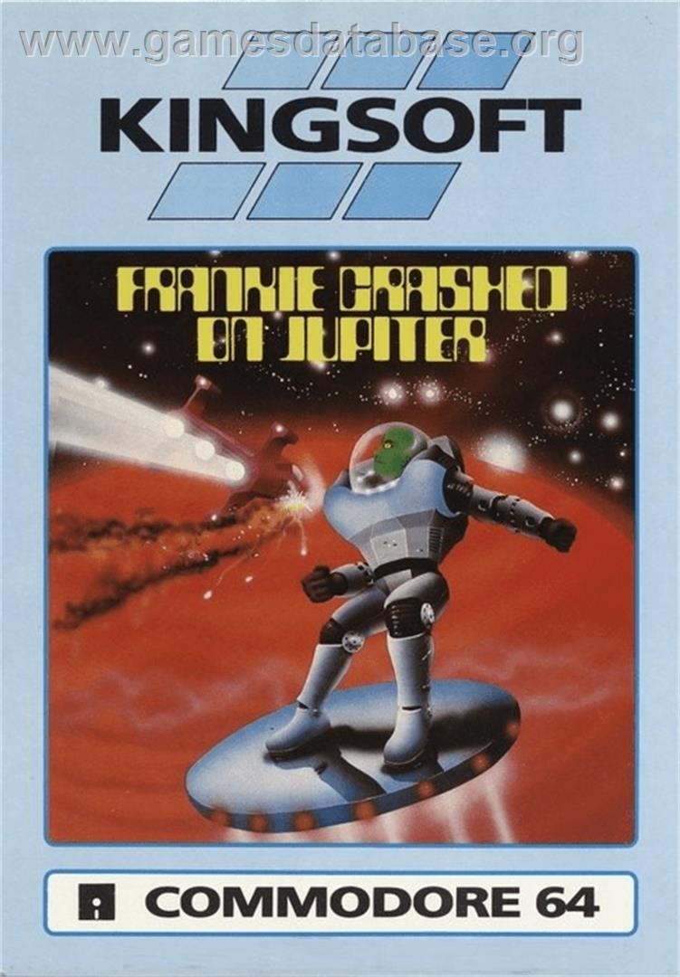 Frankie Crashed On Jupiter - Commodore 64 - Artwork - Box