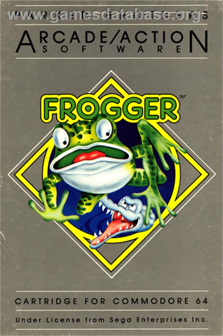 Frogger - Commodore 64 - Artwork - Box