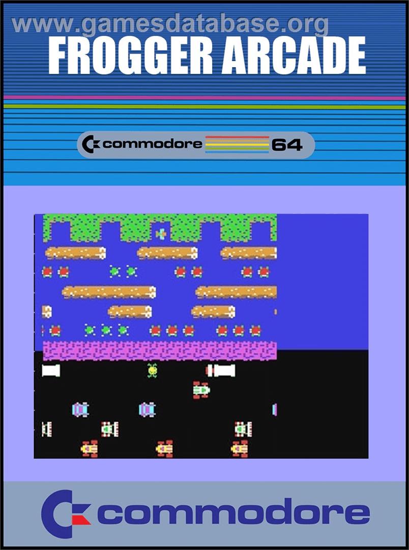 Frogger Arcade - Commodore 64 - Artwork - Box