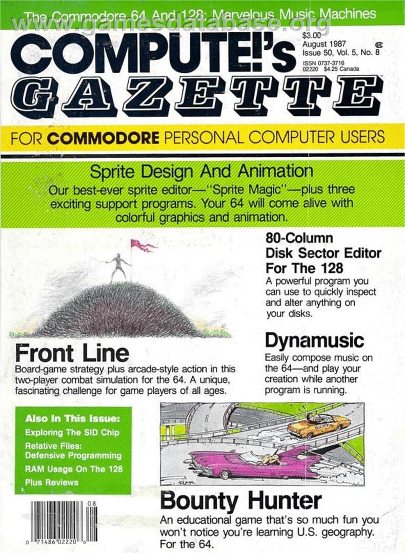 Front Line (Compute!) - Commodore 64 - Artwork - Box