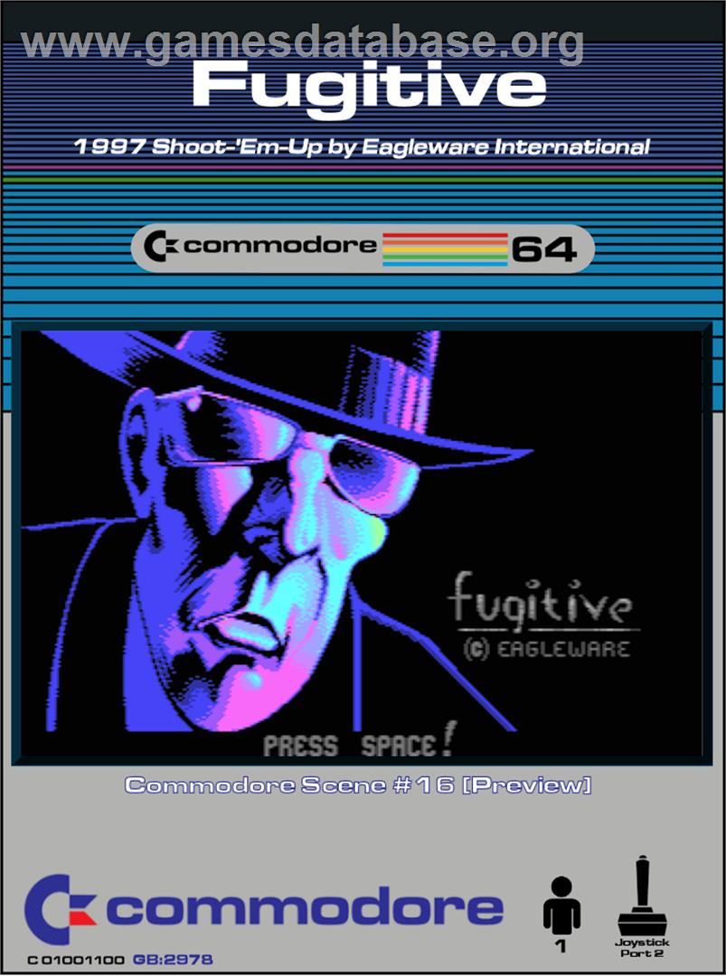 Fugitive - Commodore 64 - Artwork - Box