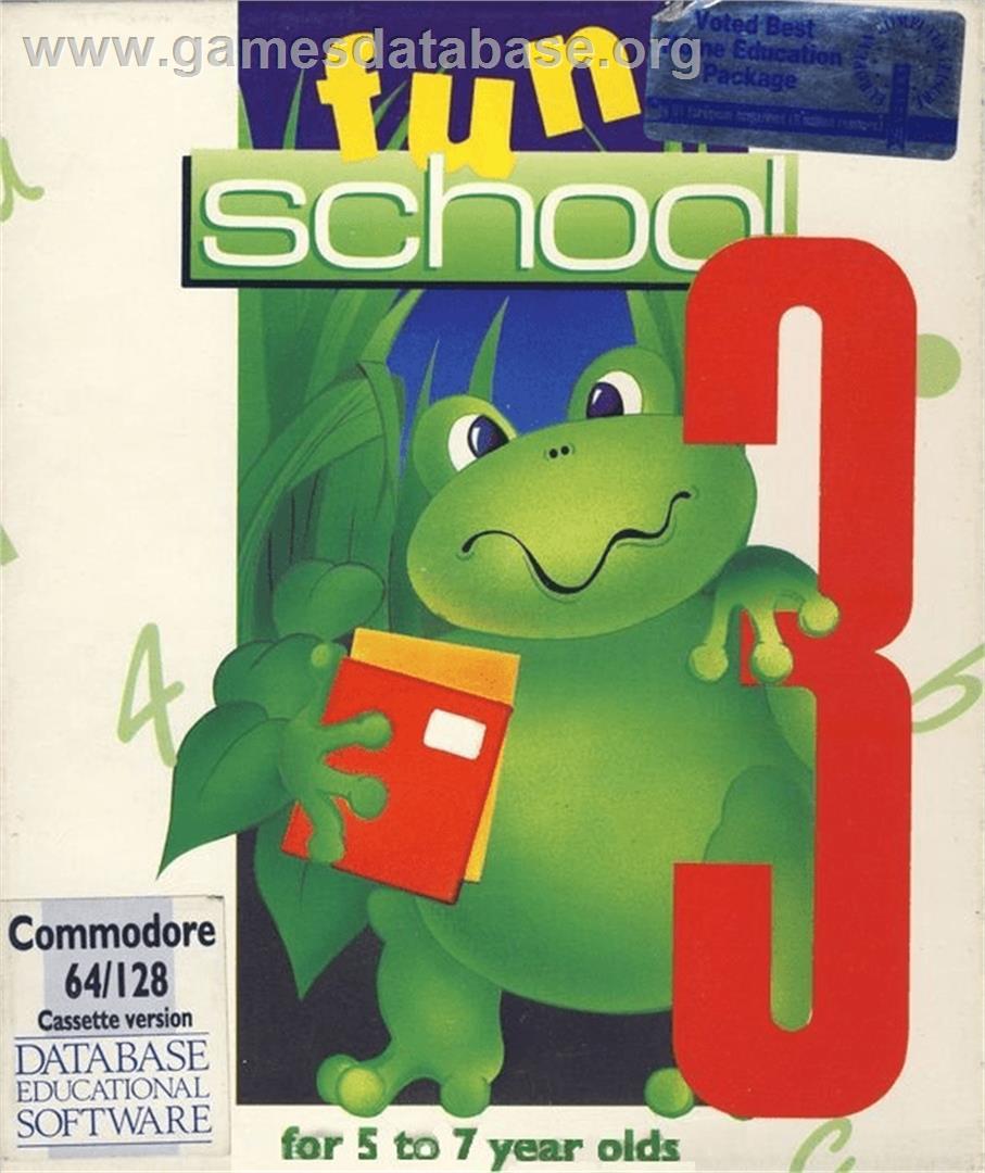 Fun School 3: for 5 to 7 Year Olds - Commodore 64 - Artwork - Box