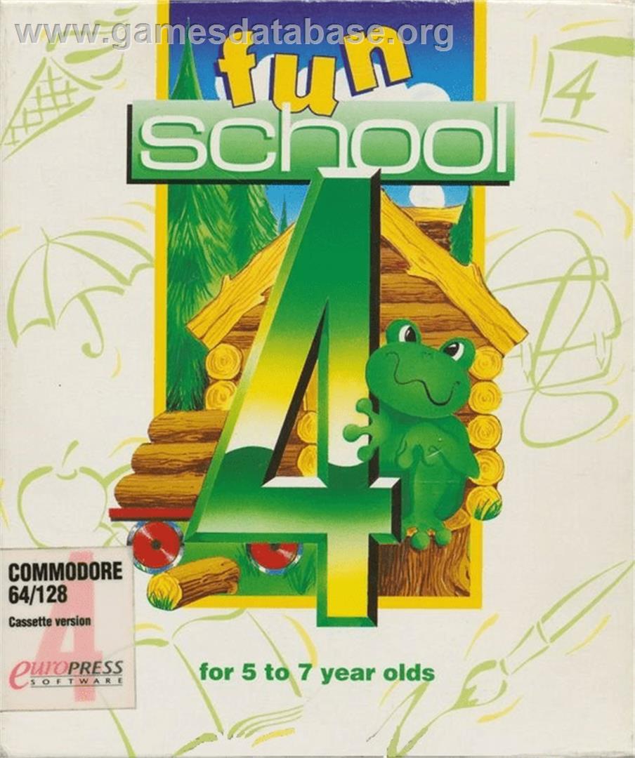 Fun School 4: for 5 to 7 Year Olds - Commodore 64 - Artwork - Box