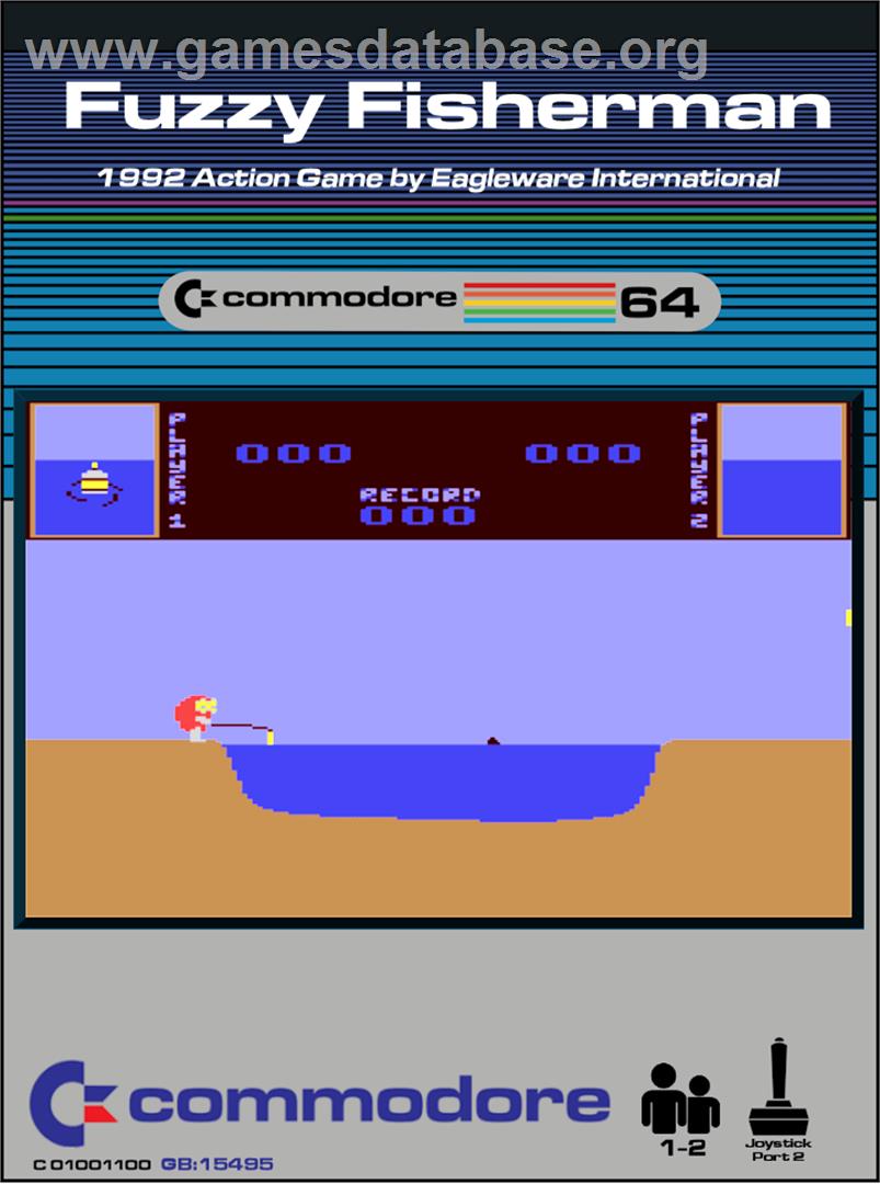 Fuzzy Fisherman - Commodore 64 - Artwork - Box