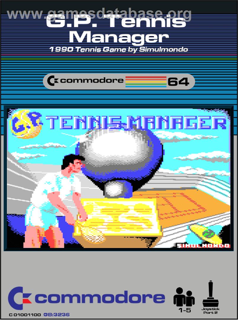 G.P. Tennis Manager - Commodore 64 - Artwork - Box