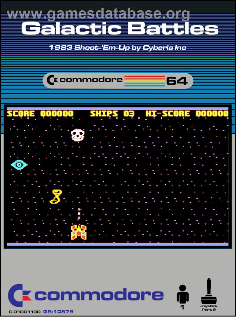 Galactic Battles - Commodore 64 - Artwork - Box