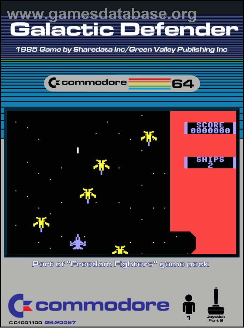 Galactic Defender - Commodore 64 - Artwork - Box