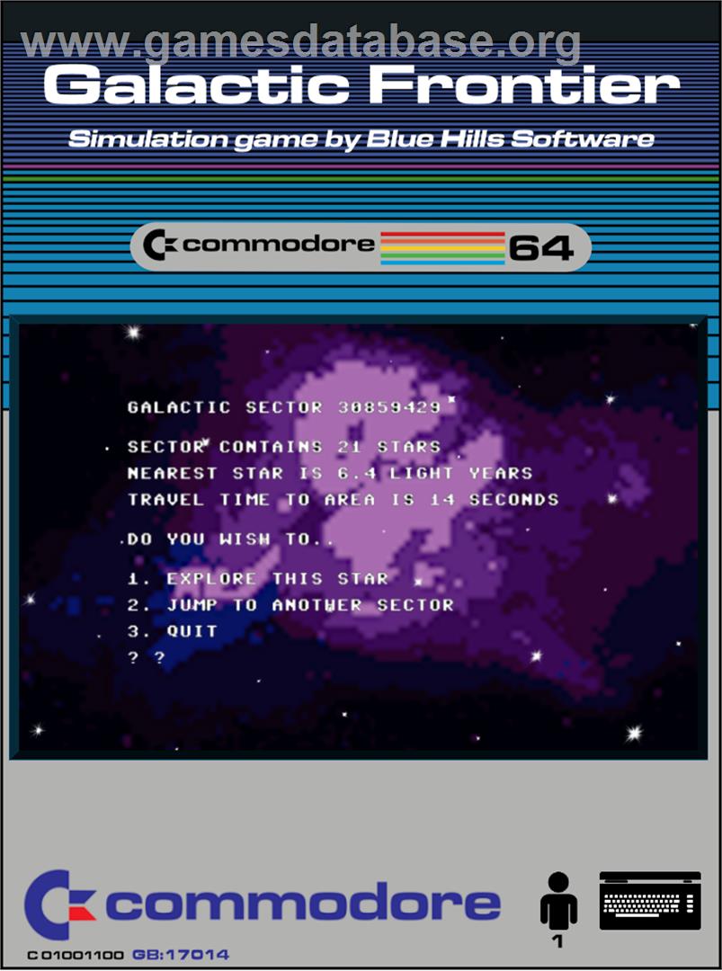 Galactic Frontier - Commodore 64 - Artwork - Box