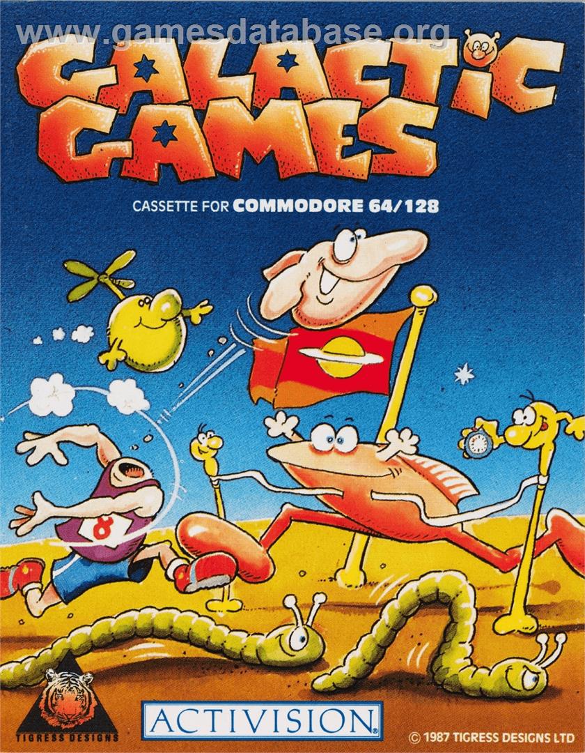 Galactic Games - Commodore 64 - Artwork - Box