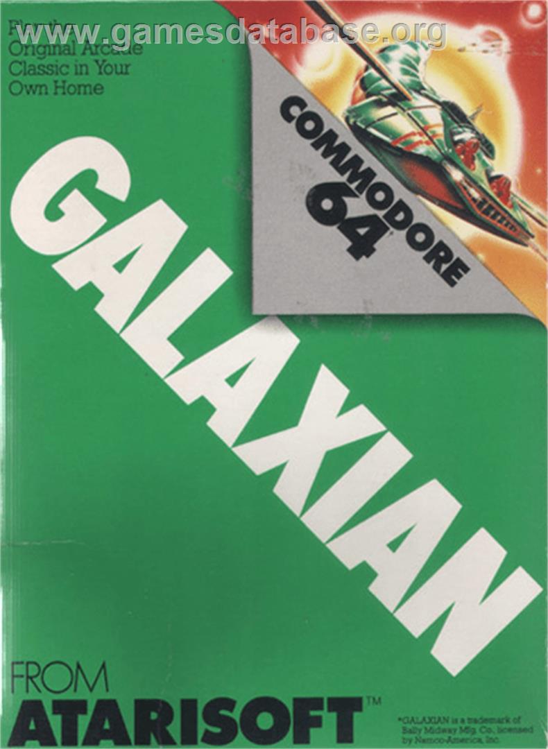 Galaxian - Commodore 64 - Artwork - Box