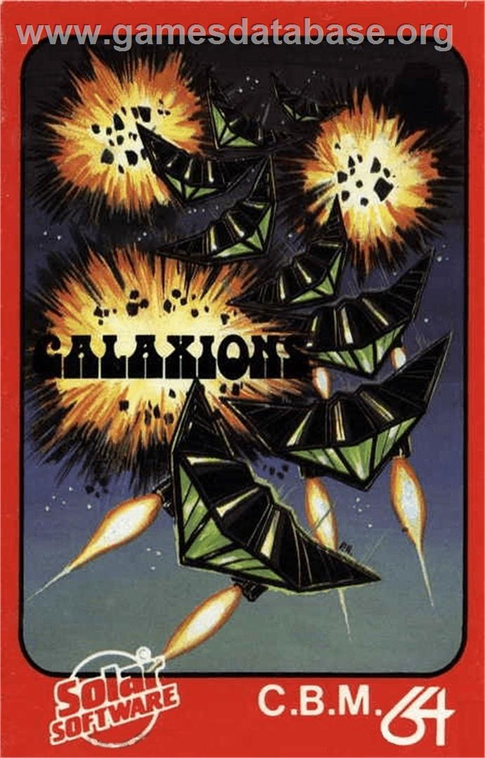 Galaxions - Commodore 64 - Artwork - Box