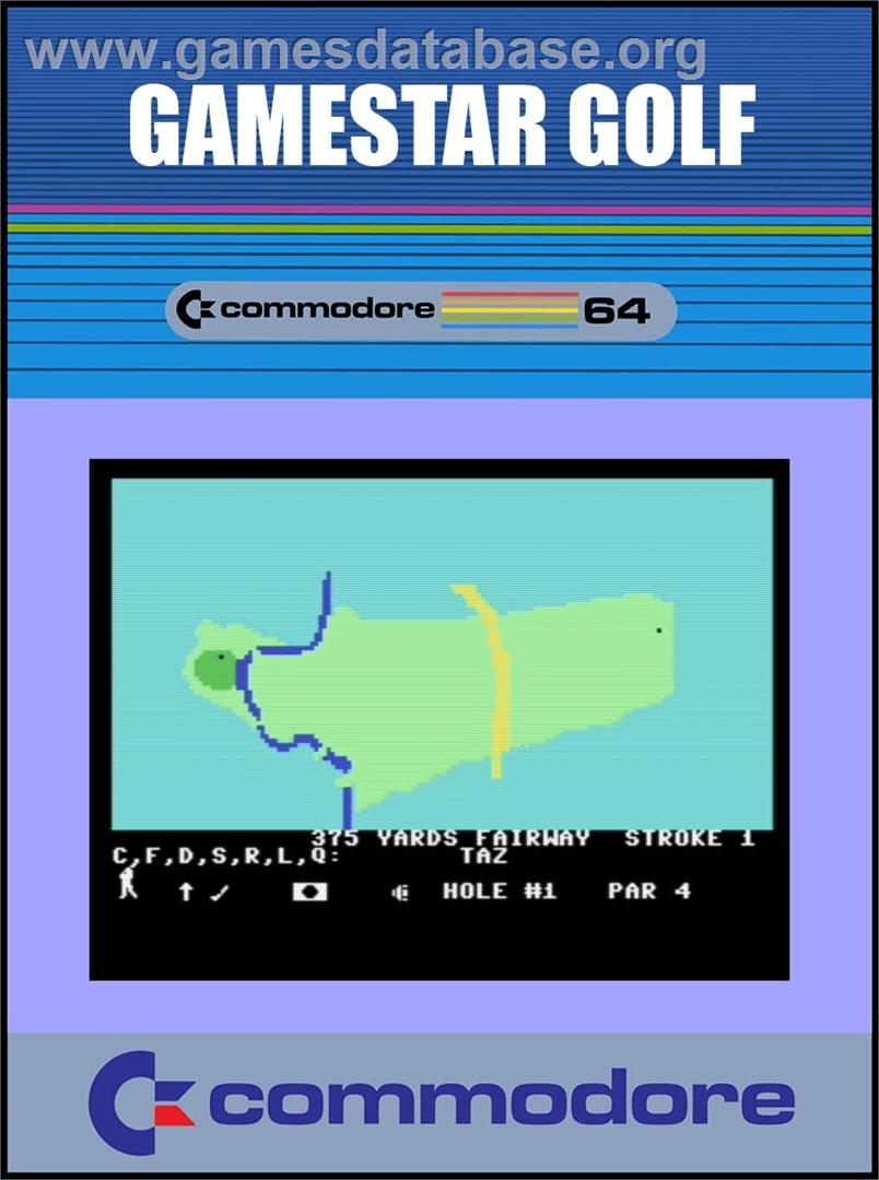 Gamestar Golf - Commodore 64 - Artwork - Box