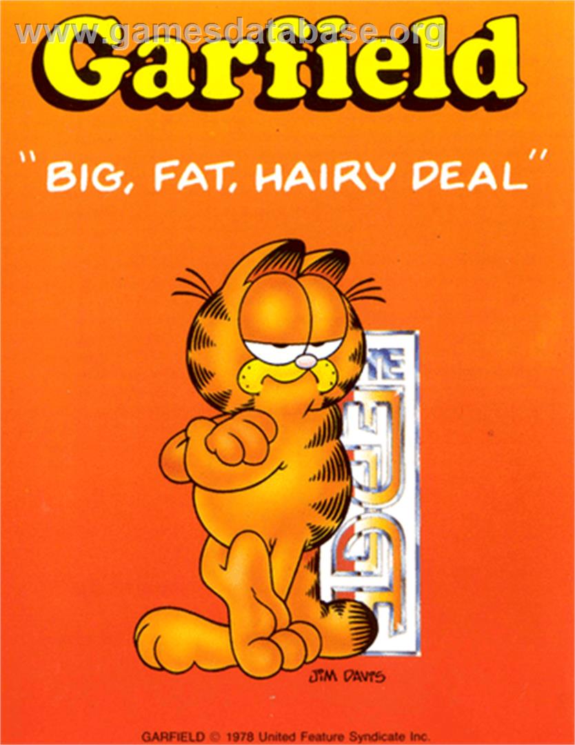 Garfield: Big, Fat, Hairy Deal - Commodore 64 - Artwork - Box