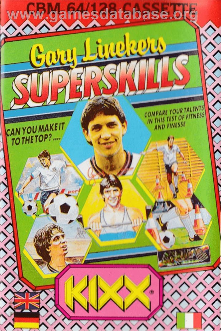 Gary Linekers Superskills - Commodore 64 - Artwork - Box