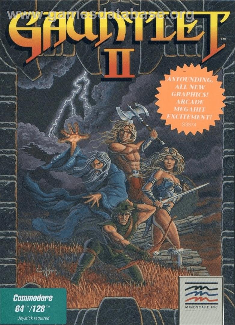 Gauntlet 2 - Commodore 64 - Artwork - Box