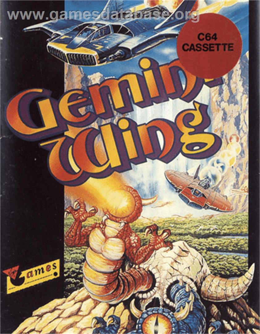 Gemini Wing - Commodore 64 - Artwork - Box