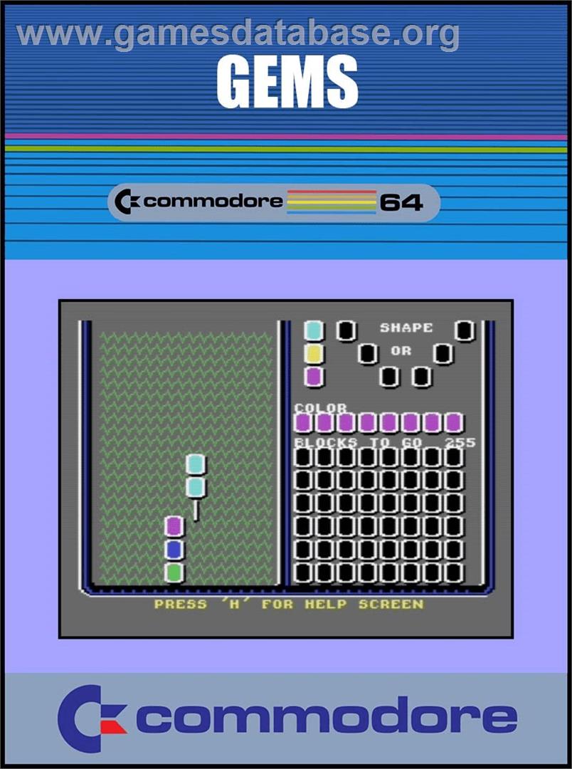 Gems - Commodore 64 - Artwork - Box