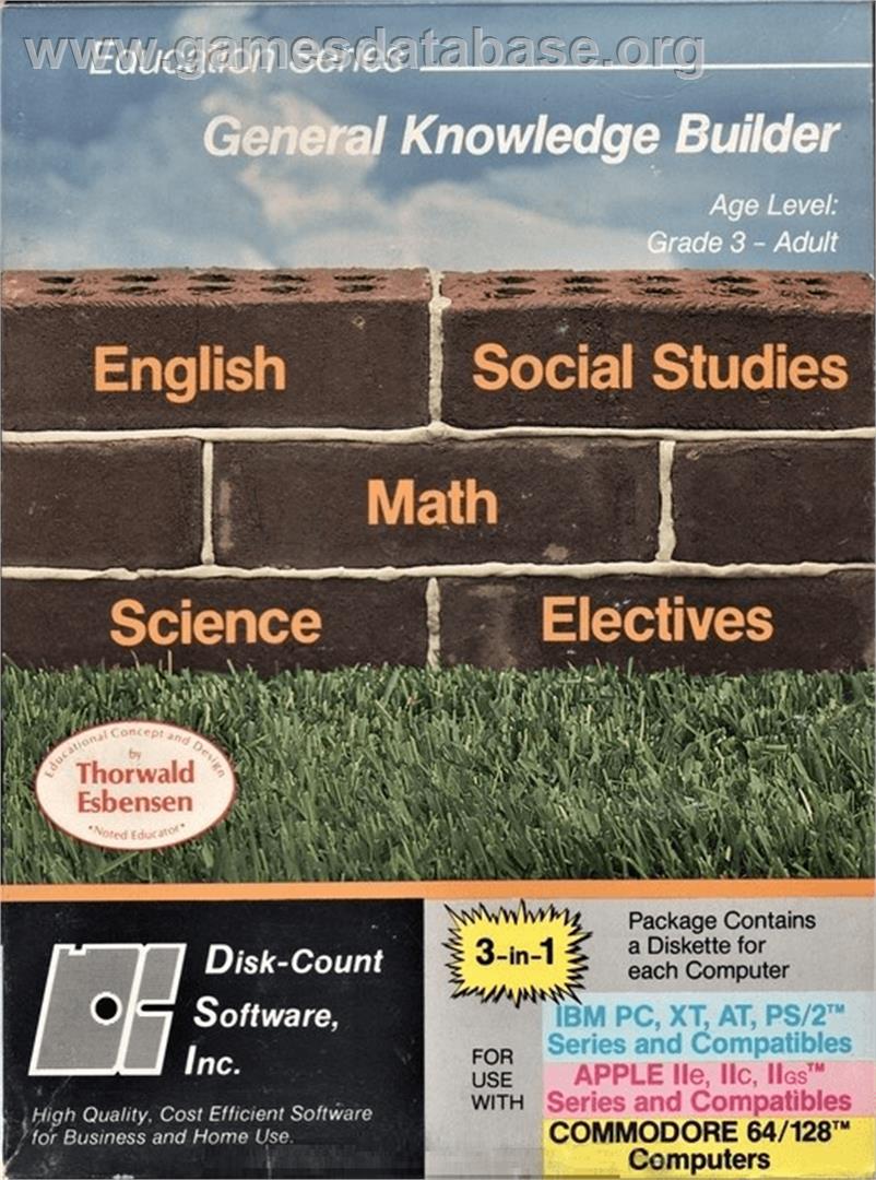 General Knowledge Builder - Commodore 64 - Artwork - Box