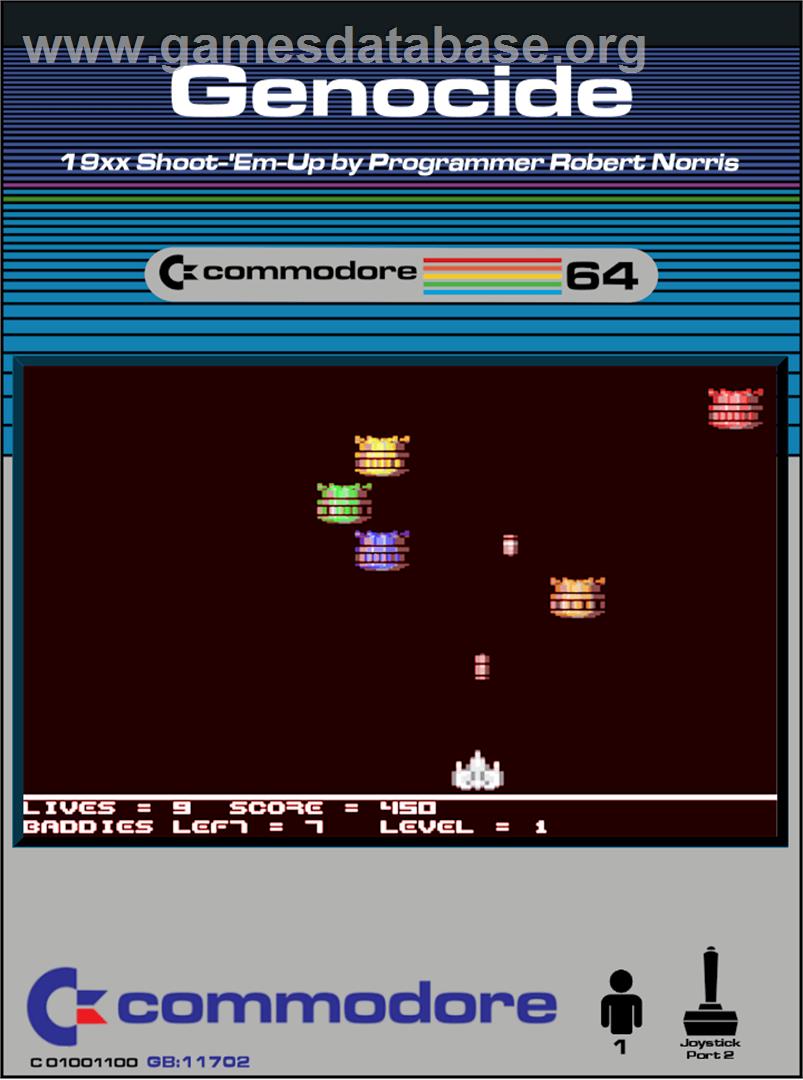 Genocide (Preview - 1995) - Commodore 64 - Artwork - Box