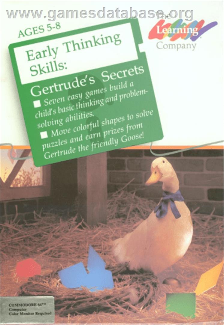 Gertrude's Secrets - Commodore 64 - Artwork - Box