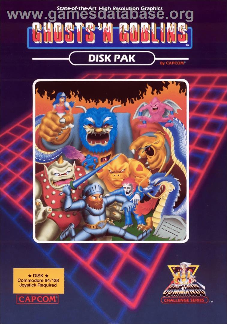Ghosts 'n Goblins - Commodore 64 - Artwork - Box